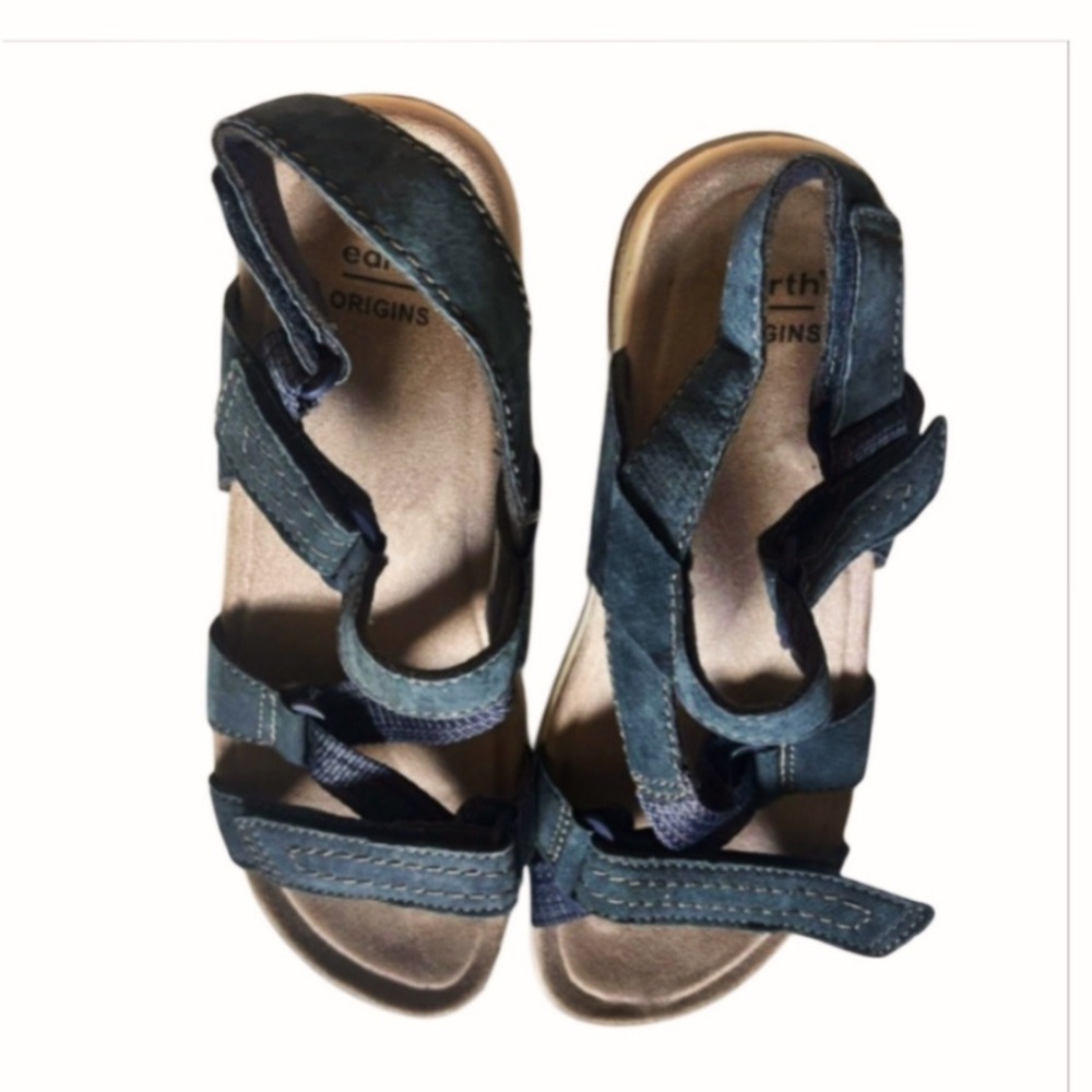 Earth Origins Women's Black Sandals Sz 8 - Picture 2 of 4